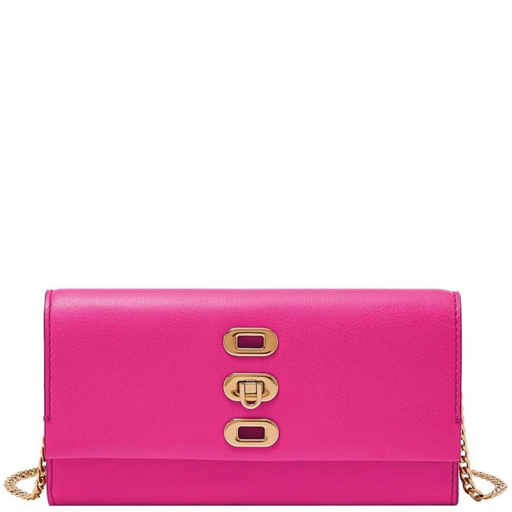 FOSSIL x BARBIE Pink Purse Clutch Cross Body Bag